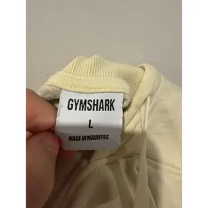 Gymshark Training Cropped Hoodie "Vanilla Brown" Yellow Women Sz L‎ Gym Workout thumbnail 4