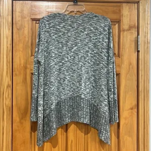 Anthropologie Potter's Pot Gray Button Front Cardigan thumbnail 5