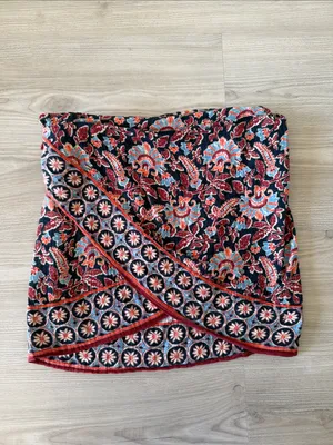 Zara Floral Print Wrap Skirt thumbnail 4