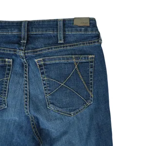 Ariat Slim Trouser Jeans Women 30R Blue High Rise Ella Wide Leg Western Cowgirl thumbnail 2