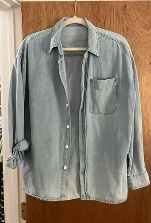 Oversized Jean shirt Blue Size L thumbnail 1