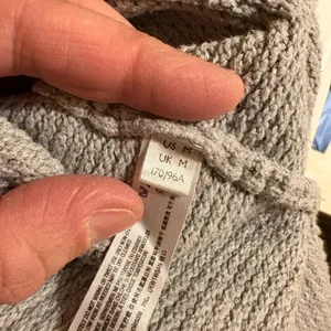 Free People Beach Hailee Waffle Knit Henley Sweater in Salt Water Khaki thumbnail 9