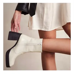 Free People Ruby Shine Platform Boot in White Size 38.5 thumbnail 2
