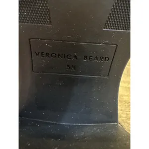 Veronica Beard Westport water resistant biker Combat boots size 5 Black Suede thumbnail 9