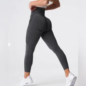 NVGTN Grey Contour Seamless Leggings in Charcoal. Size XS thumbnail 2