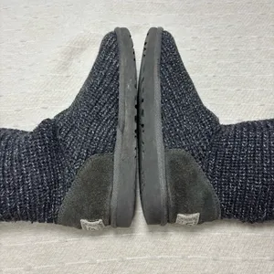 UGG Australia Cardy Tall Black Sweater Knit Button Boots Women’s Size US‎ 7 thumbnail 6