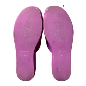 Free People Harbor Flatform Sandals 38 (US 8) Pink Leather Mule Chunky Platform thumbnail 8