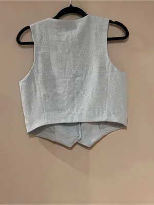 House of Harlow 1960 Light Blue Vest Top thumbnail 3