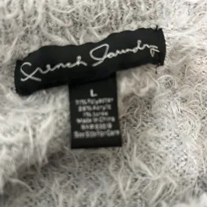 French Laundry Gray & Black Fuzzy Sweater with Polar Bear Design, Size L‎ thumbnail 10