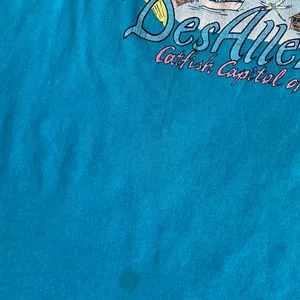 Vintage 90s Louisiana Catfish Festival Graphic T Shirt 🔥 thumbnail 4