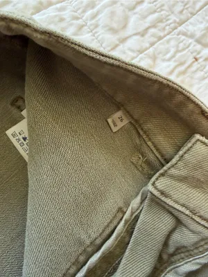 Faherty Stretch Terry Patch Pocket Pants Military Olive Green 26 thumbnail 6