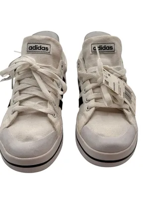 Adidas Size M 5.5 / W7.0 Unisex White Lace Up Canvas Sneakers thumbnail 14