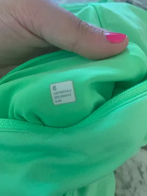 Neon Green Lululemon Speed Ups 2.5” thumbnail 4