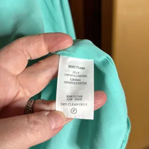MM Couture by Miss Me Seafoam Green Cold Shoulder Pleated Sleeve Top Size Small thumbnail 5