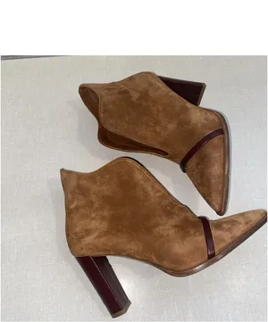 Malone Souliers Clara Suede Ankle Boot Booties Size EUR 38 US 7.5 *Read Scuffed thumbnail 13