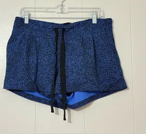 Lululemon Spring Break Away 3” Shorts Bubbles Pipe Dream Blue Black 12 thumbnail 1
