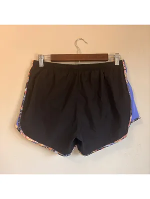 Nike Dri-FIT Running Shorts - Women's Size Medium - Black/Blue thumbnail 2