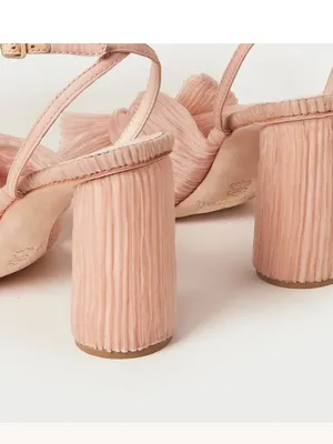 Loeffler Randall Camellia Beauty Pleated Bow Heel size 7 NEW thumbnail 4