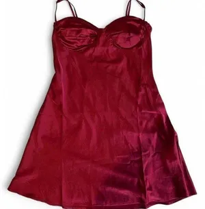 Burgundy Romper thumbnail 1