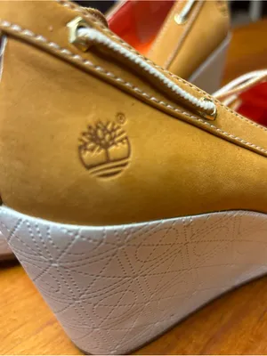 Timberland Skipher Mule Tan Boat Moccasin Wedge Leather size 7 thumbnail 7