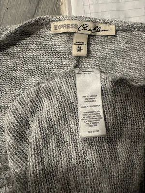 Express marled knit tunic sweater size M thumbnail 5