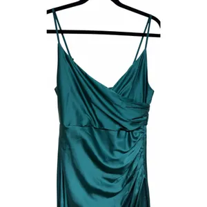 Baltic Born Monet Satin‎ Gown Emerald Green Women's Size Small thumbnail 3