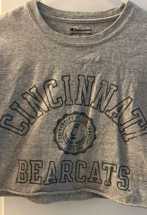 Champion University Of Cincinnati Cropped Tee thumbnail 2