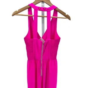 Amanda Uprichard Silk Maxi Dress Pink Strappy Backless S Luxury‎ Resortwear thumbnail 3