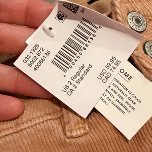 American Eagle corduroy‎ high rise kick boot jeans 26/2NWT thumbnail 5