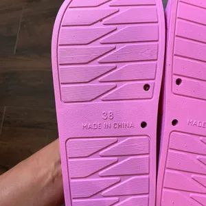 Juicy Couture Logo Slide Sandals Pink Embossed Rubber Shoes Size 38 EU 7 US thumbnail 5