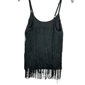 Forever‎ 21 Black Top With Layered Fringe thumbnail 5