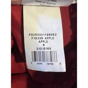 Davids Bridal Lace Bodice Maxi Dress Apple‎ Red Formal Bridesmaid Size 6 HOCO thumbnail 9
