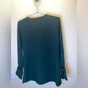 Calvin Klein‎ Sheer Bell Sleeve Blouse | XS thumbnail 2