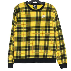 Nike Sweatshirt Y2K Grunge Preppy Clueless 90s Streetwear Retro Cozy Plaid Small thumbnail 1