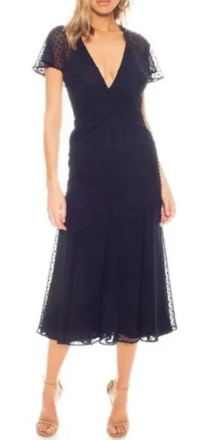 Katie May Show The F Up Navy‎ Blue Midi Dress thumbnail 1