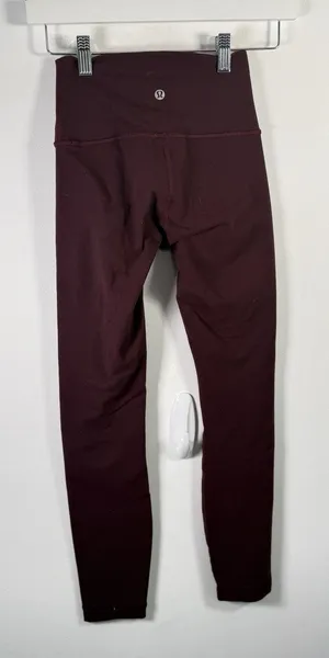 Lululemon Wunder Under Hi-Rise 7/8 Tight Nulux 25" Leggings Arctic Plum Womens 2 thumbnail 1