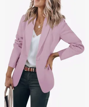Mine Free People Lavender Blazer Open Front 1X thumbnail 1