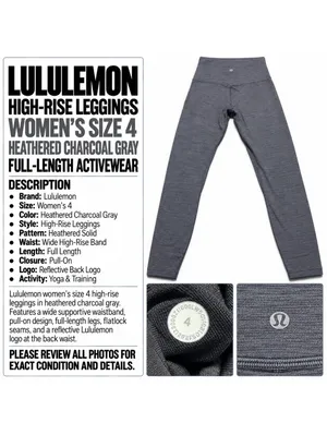 Lululemon Gray High thumbnail 2