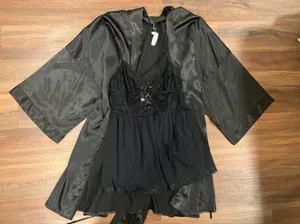 Adore Me NWT Robe & Nighty Baby Doll Lingerie Set L thumbnail 11