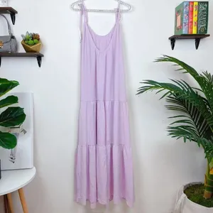 ASTR The Label Namaste Relaxed Fit Pullover Summer Vacation Maxi Dress Lilac thumbnail 7