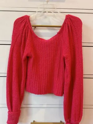 Free People Pink Sweater thumbnail 2