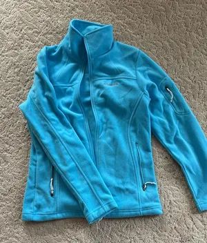 Baby Blue Columbia Fleece Zip Up thumbnail 1