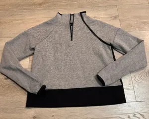 Champion C9 Athleisure Top Small S Mock Neck Half Zip‎ Gray Sweatshirt thumbnail 1
