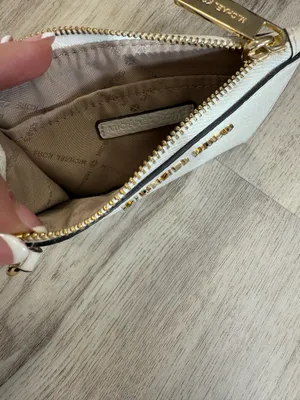 Michael Kors White Wristlet Wallet thumbnail 3