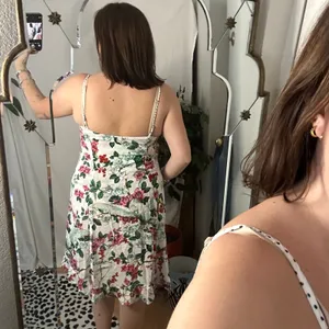 Anthropologie Layla Floral Sleep Dress White Pink Size Small thumbnail 4