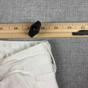 Paige Verdugo Ultra Skinny Jeans Womens 25 White Distressed Stretch Denim thumbnail 5