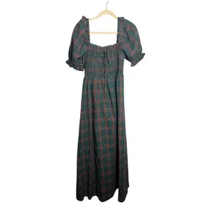 Few Moda x Carly A. Riordan Matilda Plaid Maxi Dress Sz. S thumbnail 4