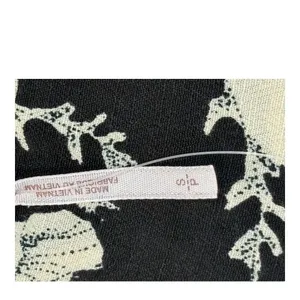 Free People Floral Wrap Mini Dress Womens Size Small Black White Ruffle Flutter‎ thumbnail 7