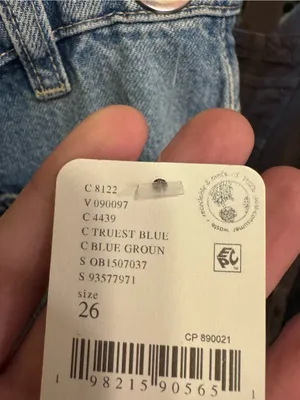 NWT Free People We The Free Moxie Pull-On Barrel Jeans - Truest Blue - 26 thumbnail 16
