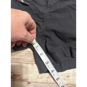 Vuori Ripstop Shorts Women's Size Medium Organic Cotton Gray Charcoal thumbnail 8